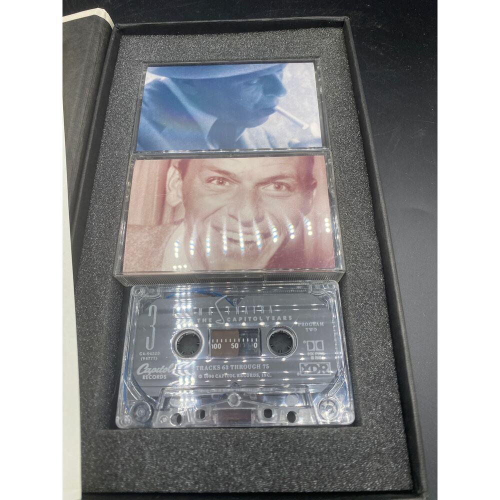 Vtg Frank Sinatra The Capitol Years 3 Cassette Box Set Deluxe Limited Edition - Picture 2 of 3